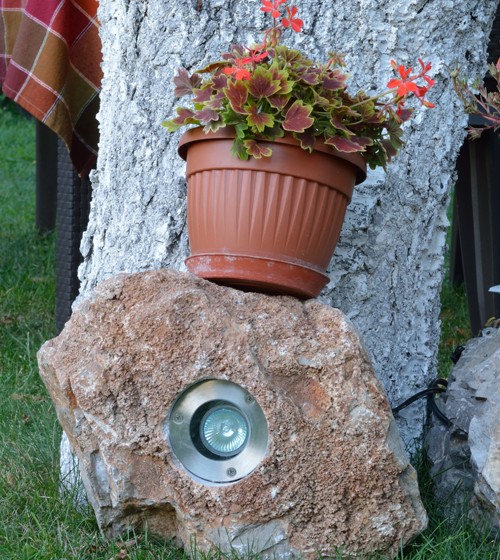 Custom stones and lights